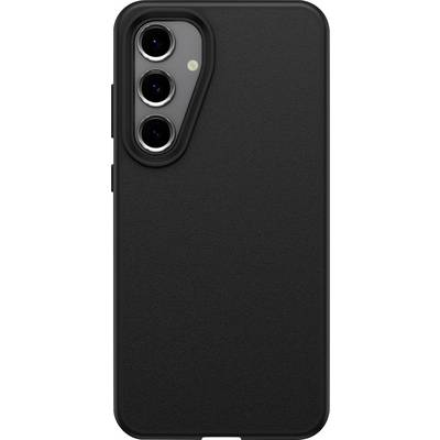 Črn pametni telefon s tremi objektivi za kamero v zgornjem levem kotu in LED bliskavico. Zaščitni ovitek v celoti pokriva napravo.