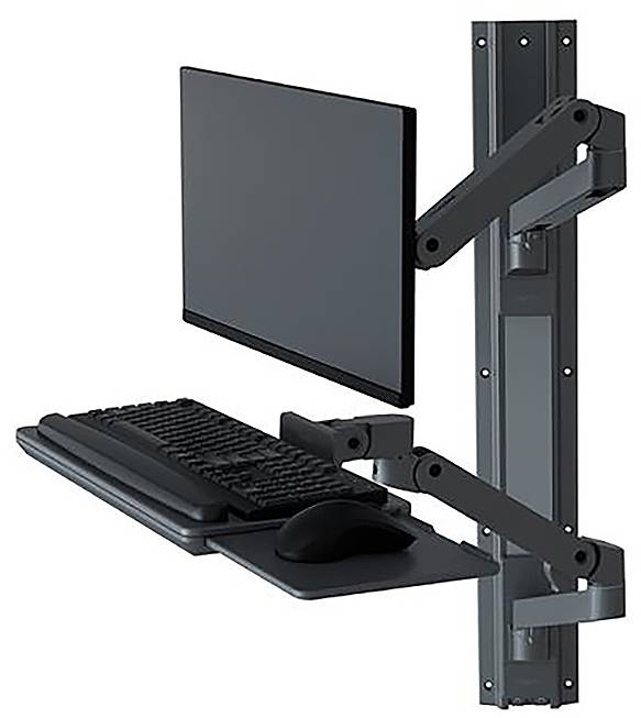 Ergotron 45-696-293 kompletni stenski nosilec za TV 86,4 cm (34") nastavljiv po višini, možnost nagiba