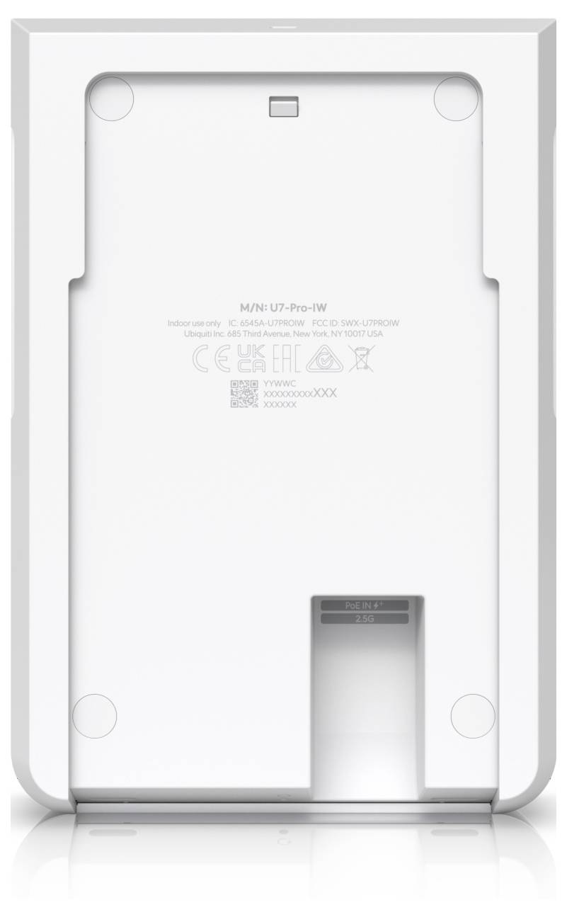 Ubiquiti Networks U7-PRO-WALL U7-Pro-Wall WLAN dostopna točka 5700 MBit/s 2.4 GHz, 5 GHz, 6 GHz-3