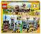 Set LEGO Creator 3-v-1 Srednjeveški grad 31168. Ponuja tri možnosti sestavljanja: grad z zmajem, mlin na veter in mostni stolp.