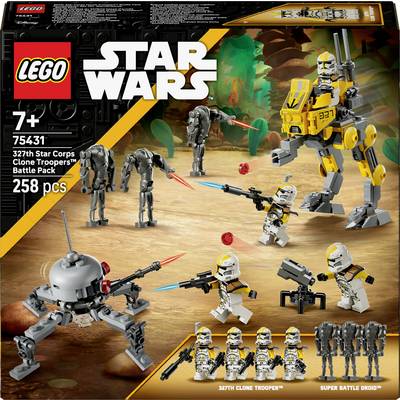 LEGO Star Wars set, ki vključuje klonske vojake 327. zveznih korpusov in super bojne droide v puščavskem okolju. Vsebuje 258 delov.