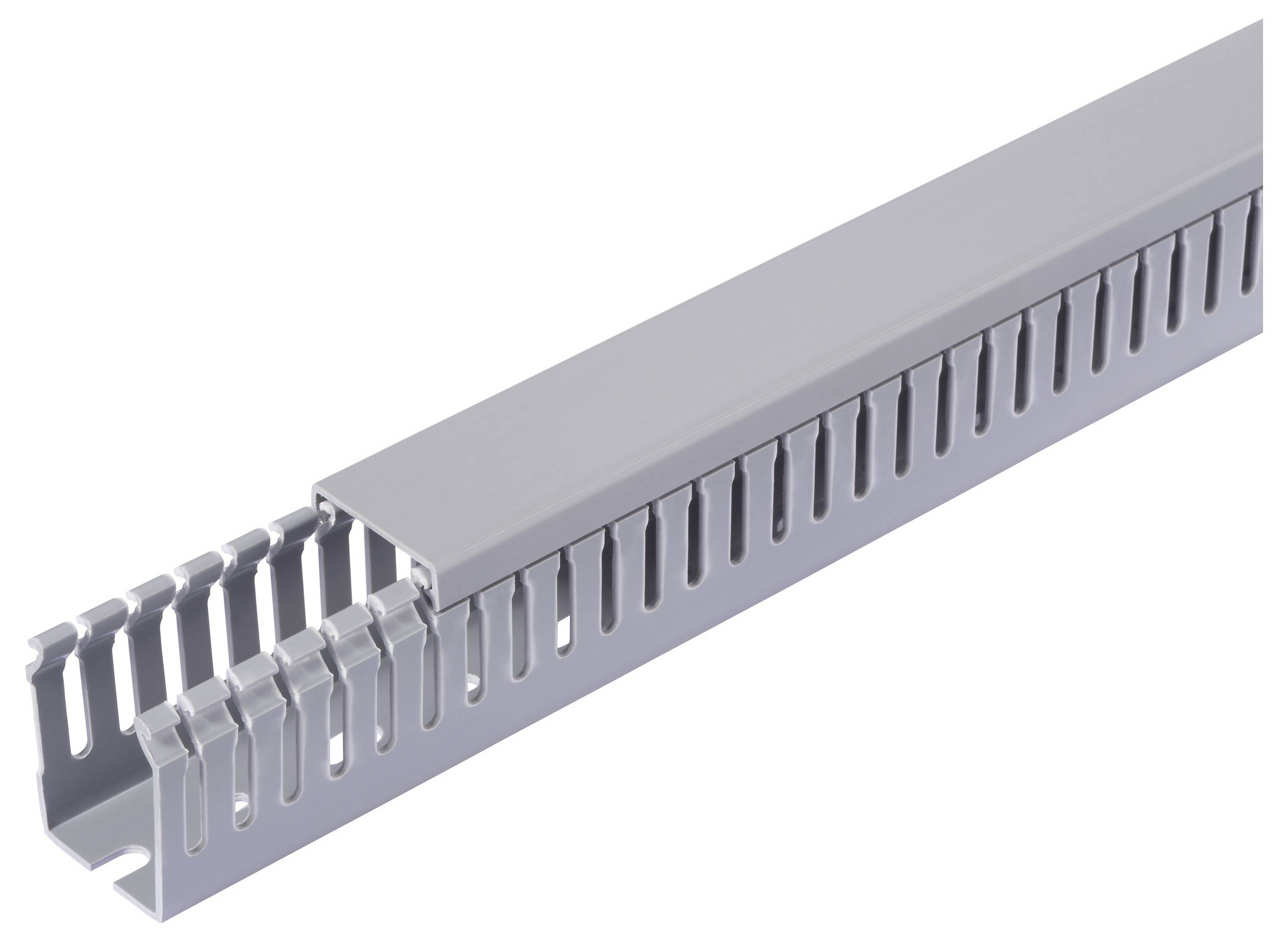 Sygonix SY-6801172 kanalski sistem ožičenja (D x Š x V) 2000 x 33 x 45 mm 5 kos siva-1