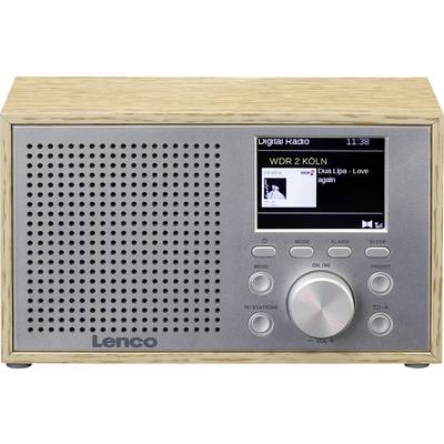 Digitalni radio z videzom lesa in zaslonom. Na zaslonu piše 'WDR 2 KÖLN' in predvaja 'Dua Lipa - Love Again'.