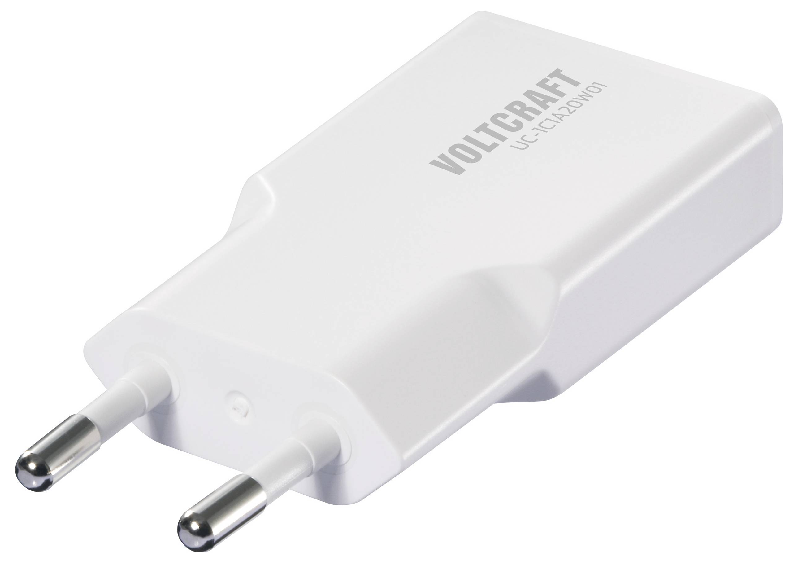 VOLTCRAFT UC-1C1A20W01 USB napajalnik 20 W 1x USB-A, 1x USB-C® Fast Charge, Power Delivery 3.0 bela GaN-3