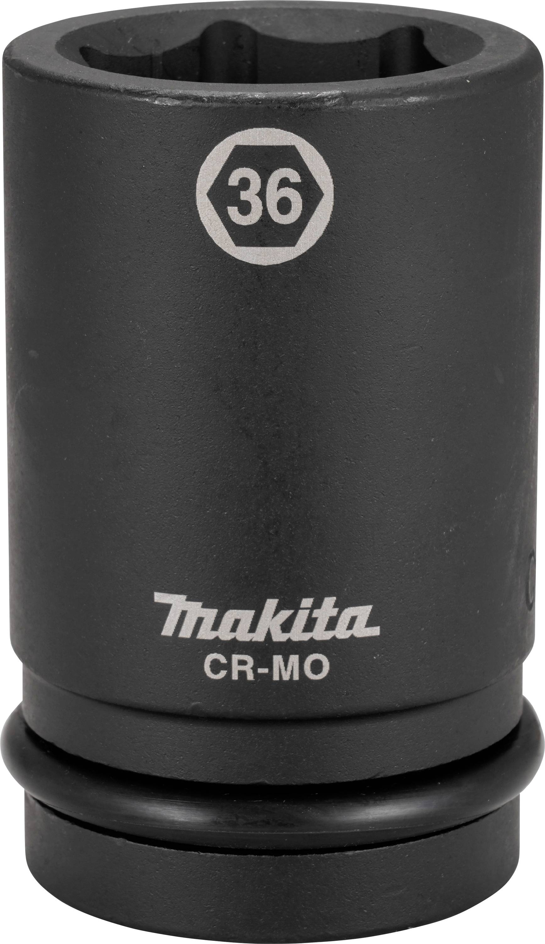Črna vtična šoba z napisom 'Makita CR-MO' in številko '36' na vrhu. Uporablja se za mehanska dela z vijaki.