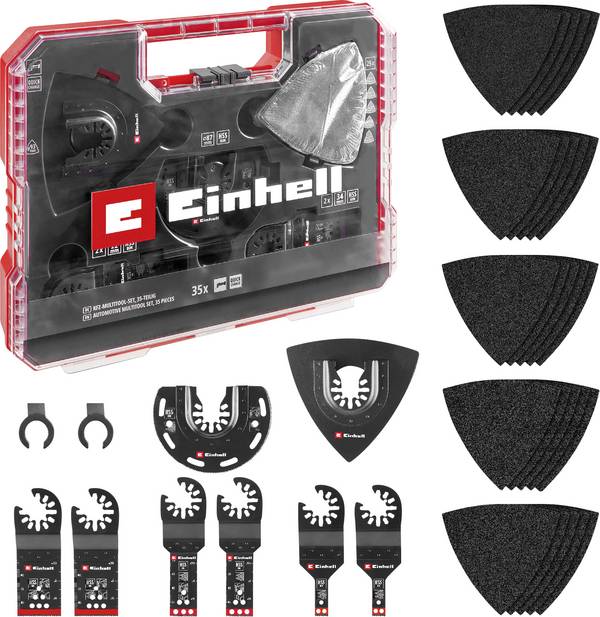 Einhell 708135 XL-PLUS-CASE BiM, HSS komplet dodatne opreme za multifunkcijsko orodje    1 set