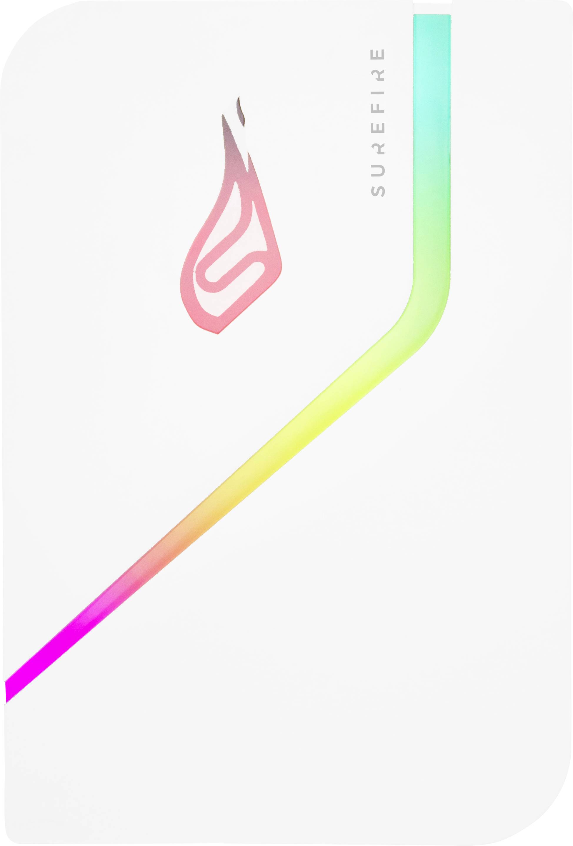 Zunanja trdi disk z barvitim svetlobnim učinkom in logotipom SureFire.