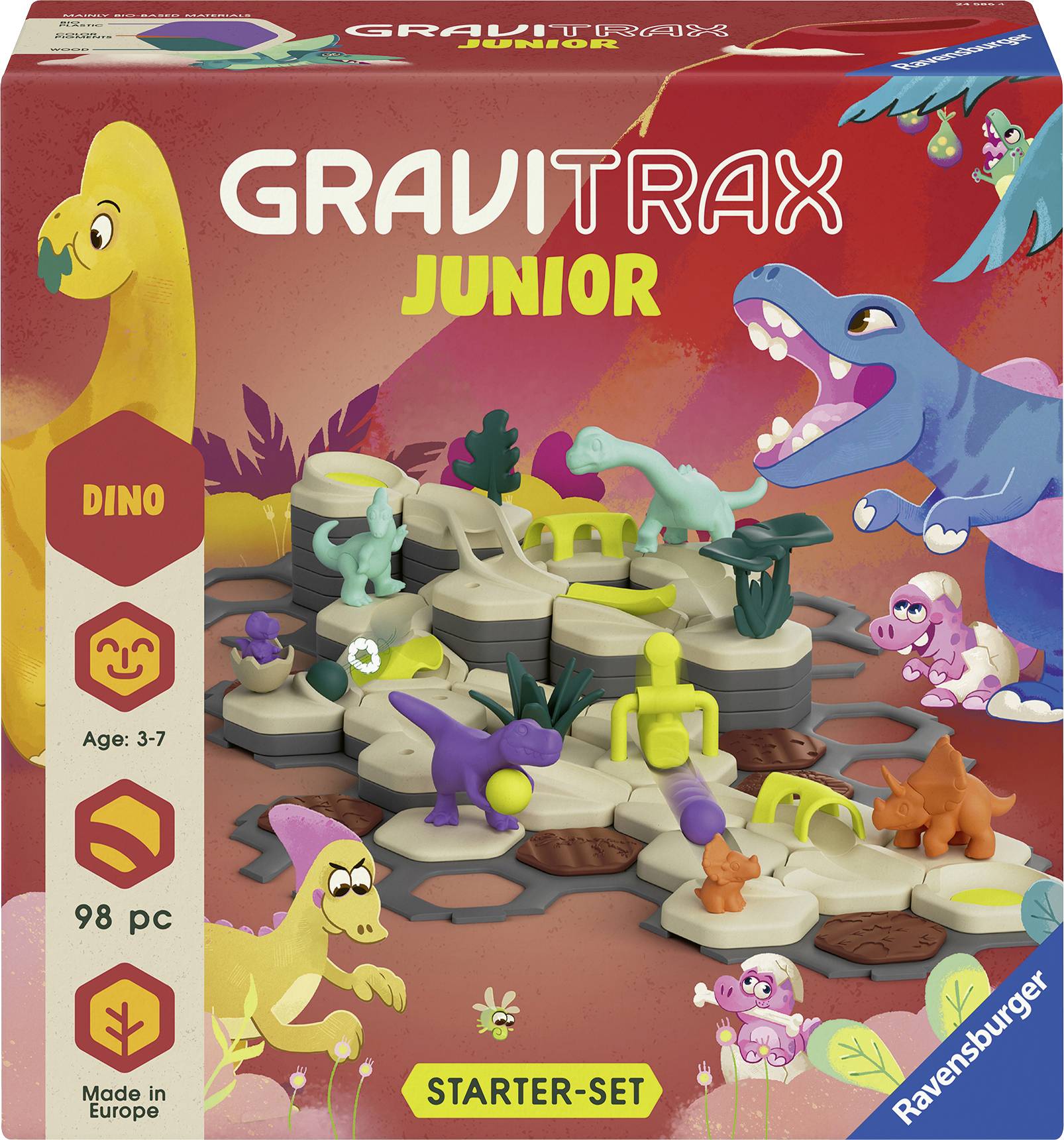 Ravensburger 24586 GraviTrax Junior - Starter-Set L Dino-0