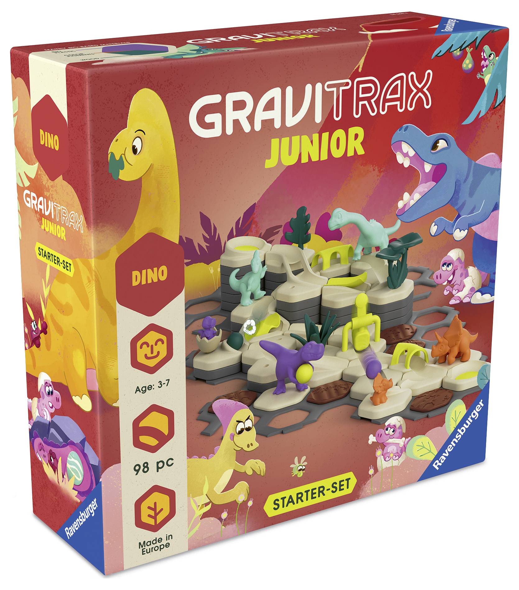 Ravensburger 24586 GraviTrax Junior - Starter-Set L Dino-1