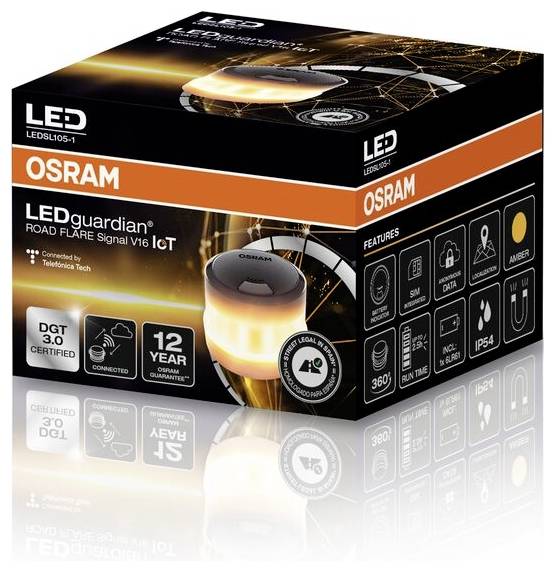 Osram Automotive LEDSL105 utripajoča lučka (D x Š x V) 84 x 84 x 60 mm 1 kos-1