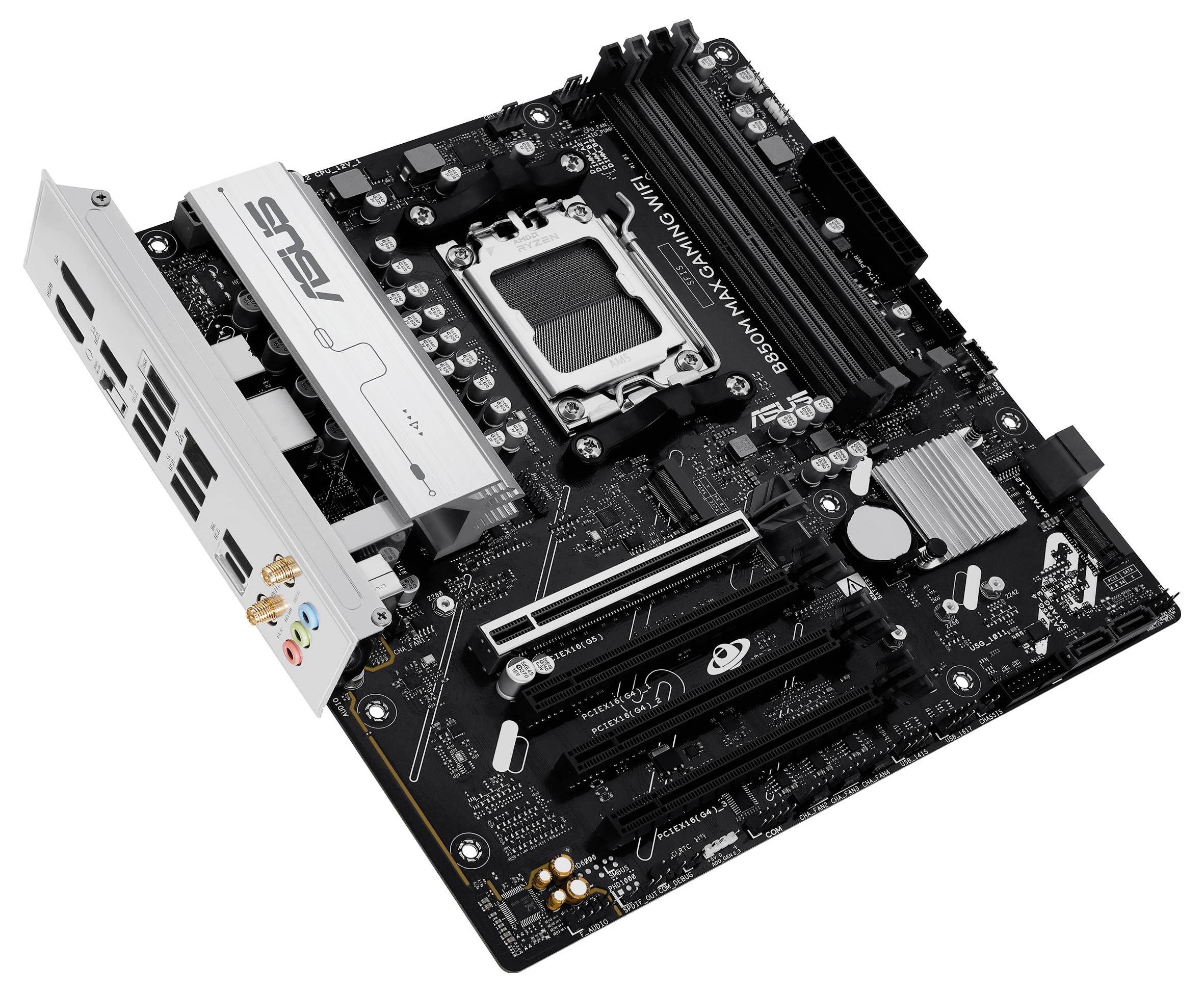 Asus B850M MAX matična plošča Podnožje (PC) #####AMD AM5 Faktor oblike (podrobnosti) Micro-ATX Matična plošča-nabor čipo-4