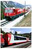 KATO K10-2026 N Glacier Express Ge 4/4 III + 2 osebna vagona RhB