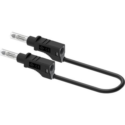 Electro PJP 2214/600V-CD1-50N merilni vod banana moški konektor 50 cm črna 1 kos-0