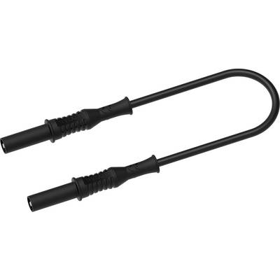 Electro PJP 2212/600V-CD1-50N merilni vod banana moški konektor banana moški konektor 50 cm črna 1 kos-0