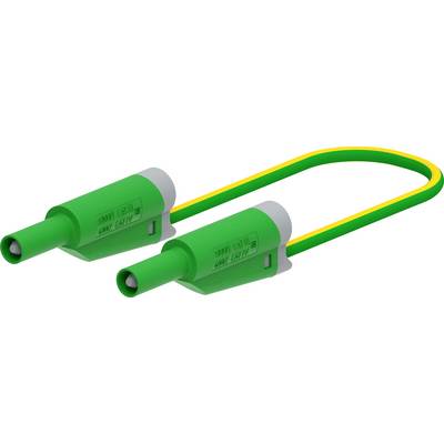 Electro PJP 2712-IEC-CD1-100V merilni vod banana moški konektor 100 cm zelena 1 kos-0