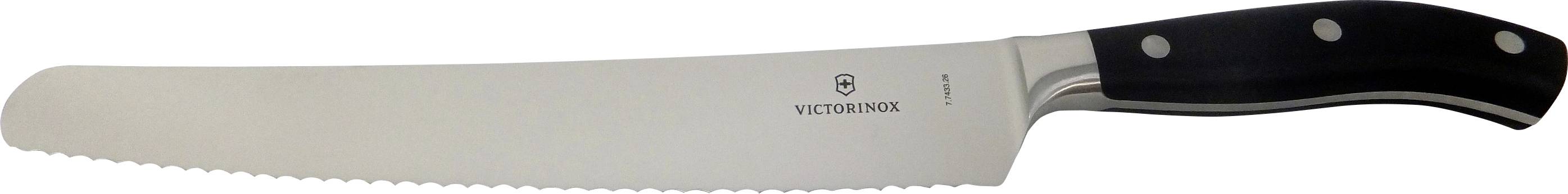 Victorinox 7.7433.26G nož za kruh in pecivo črna Dolžina 26 cm-0