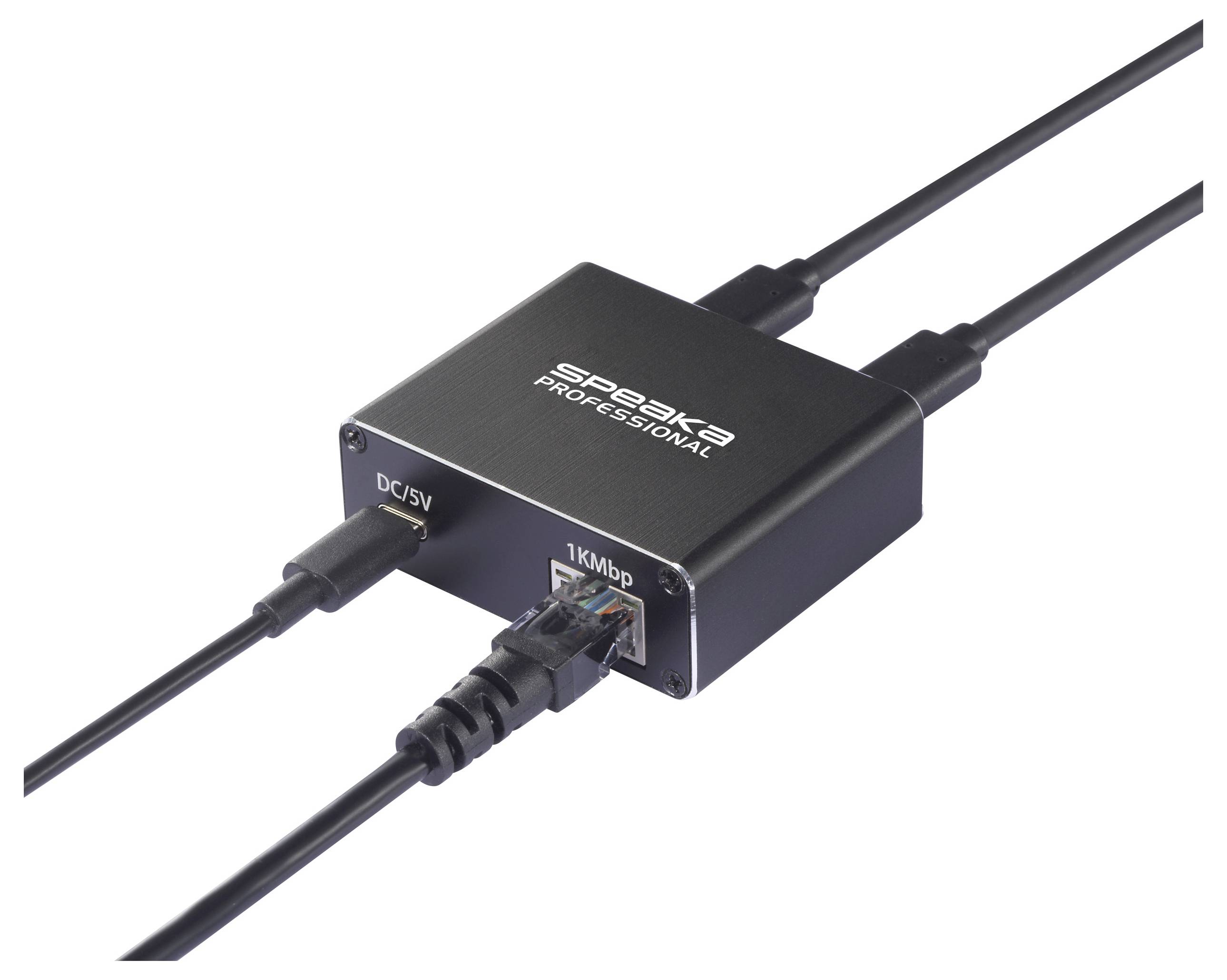 SpeaKa Professional SP-GNS-240 razdelilnik 2 vrat USB-C® 1 GBit/s USB napajanje-5