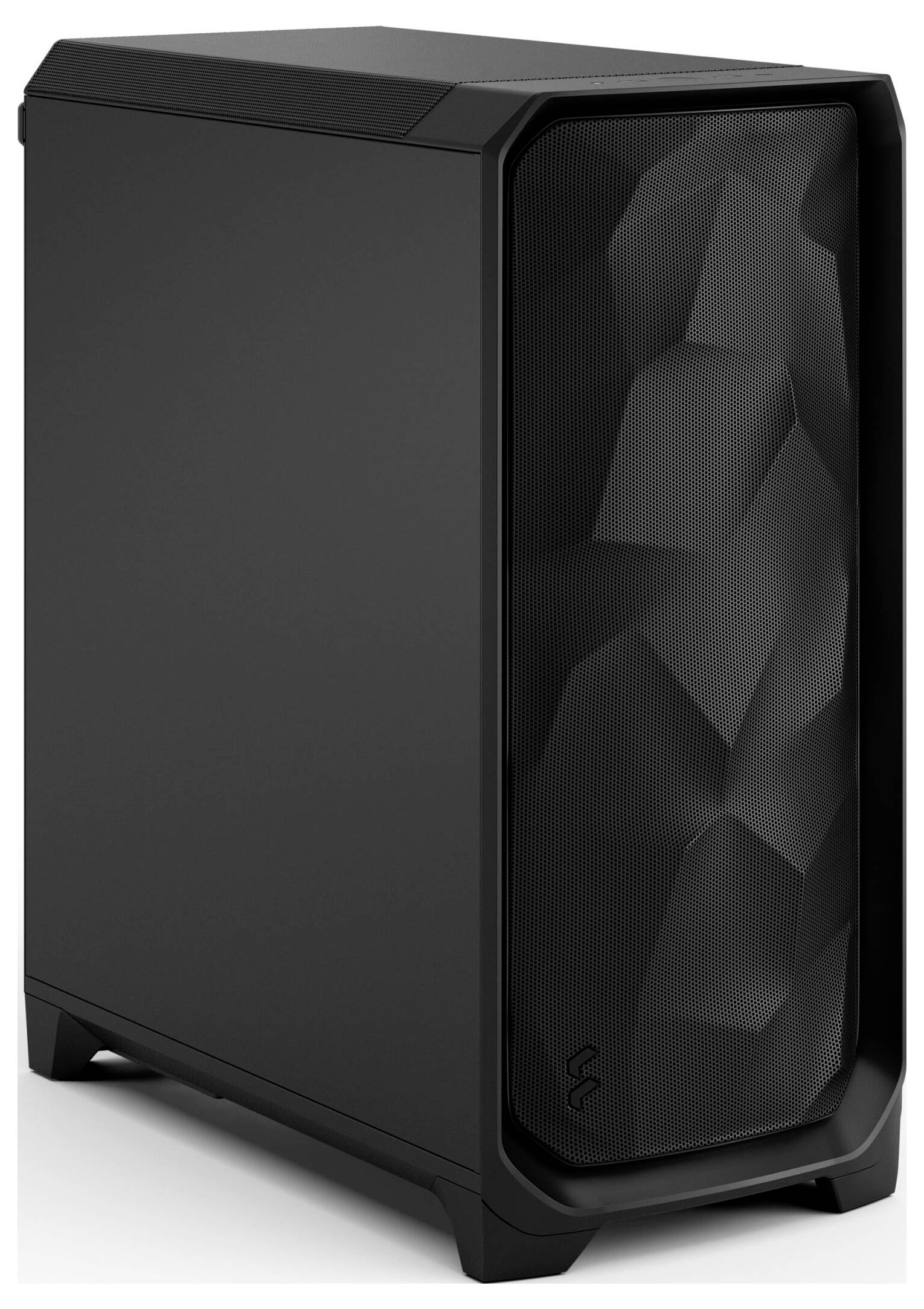 Fractal Design FD-C-MES3A-01 tower računalniško ohišje črna 3 vnaprej nameščeni ventilatorji, filter prahu, vgrajena osv-2
