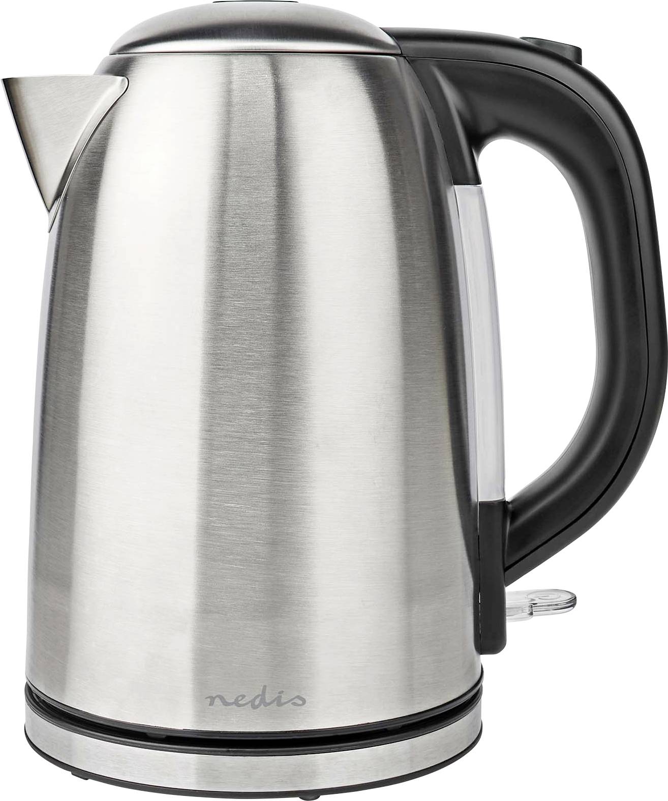 Nedis KAWK350EAL vodni kuhalnik srebrna, črna Prostornina: 1.7 l-0