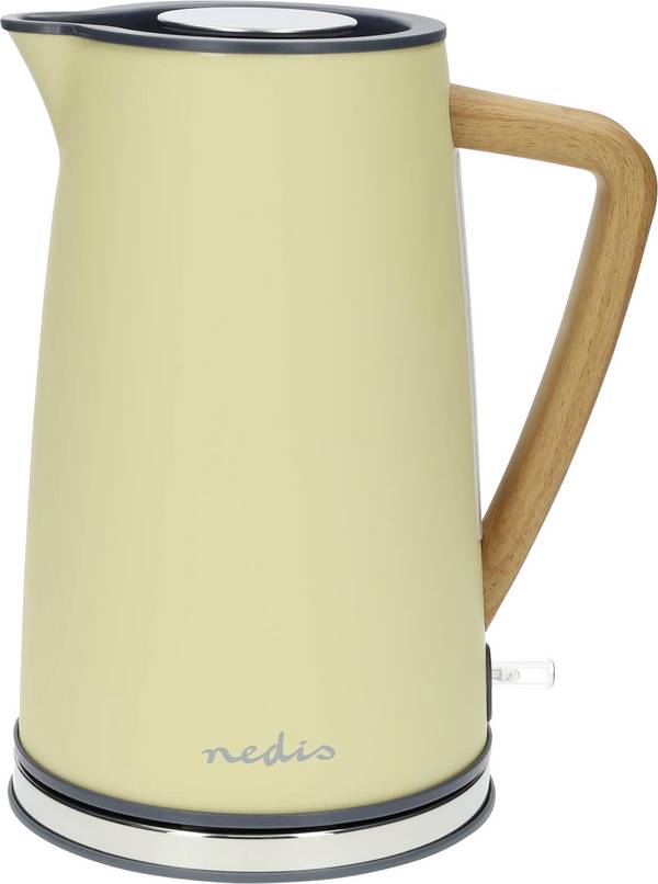 Nedis KAWK510EYW vodni kuhalnik nadzor srece rumena Prostornina: 1.7 l