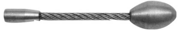 Glava vodila vzmeti z ušesom, M5-13 mm 52055307 Klauke 1 kos