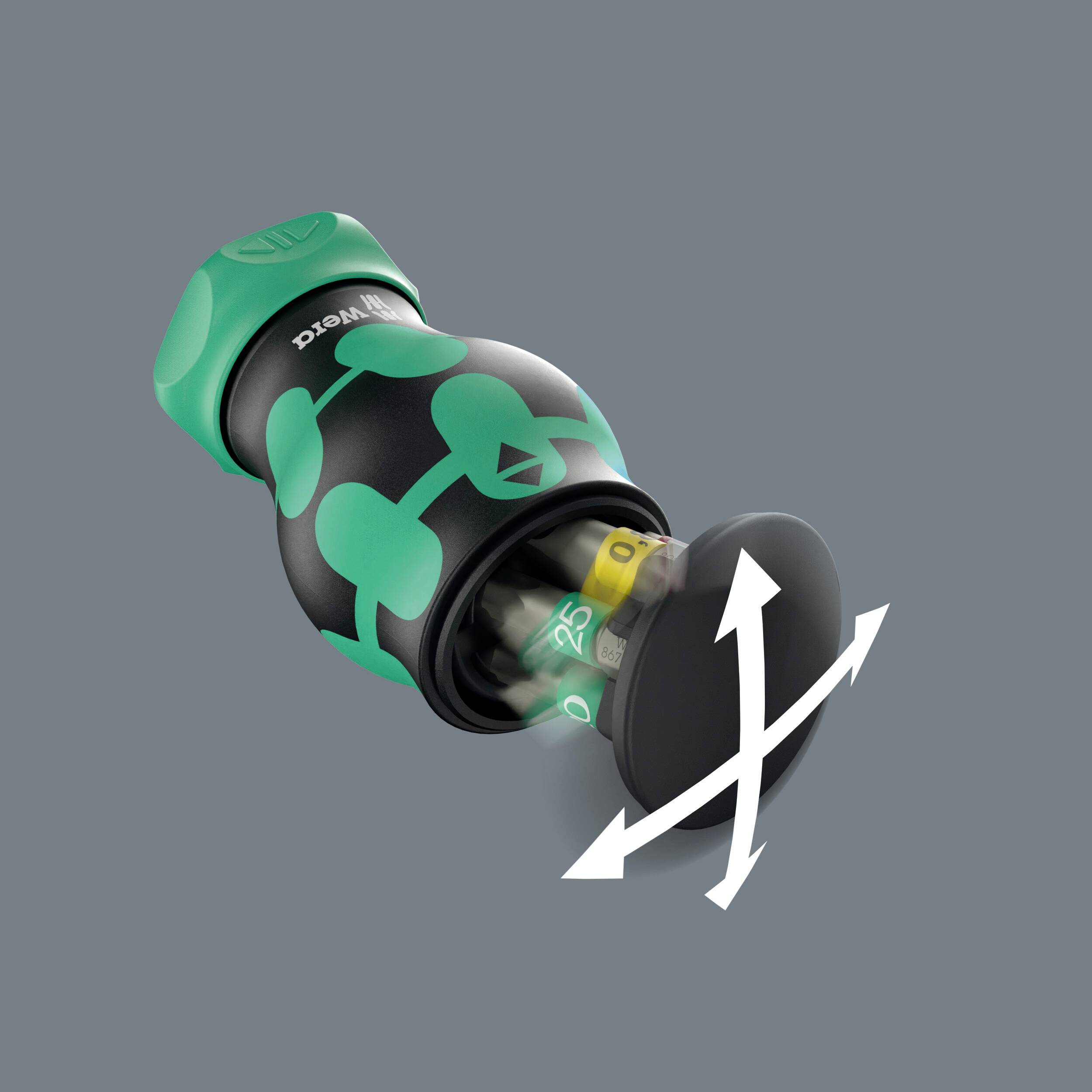 Wera Kompakt Stubby Magazin RA 1 2025 univerzalni izvijač z magazinom-6