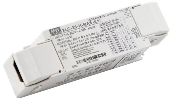 MEAN WELL LED pretvornik 25 W 1050 mA 54 V možnost zatemnitve
