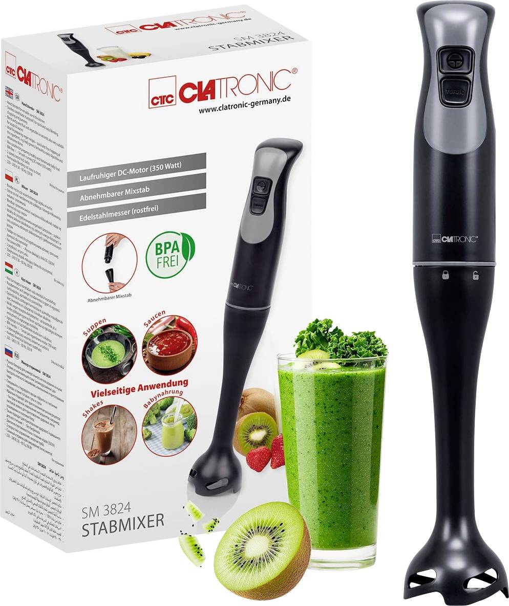 Clatronic SM 3824 palični mešalnik 350 W  črna-0