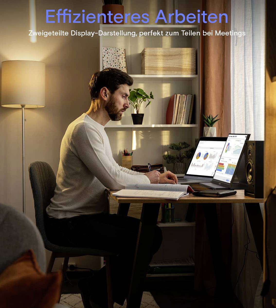 Arzopa S1 Table monitor EEK A (A - G) 39.6 cm (15.6 palec) 1920 x 1080 piksel 16:9 25 ms HDMI®, USB-C®, USB gostitelj IP-1