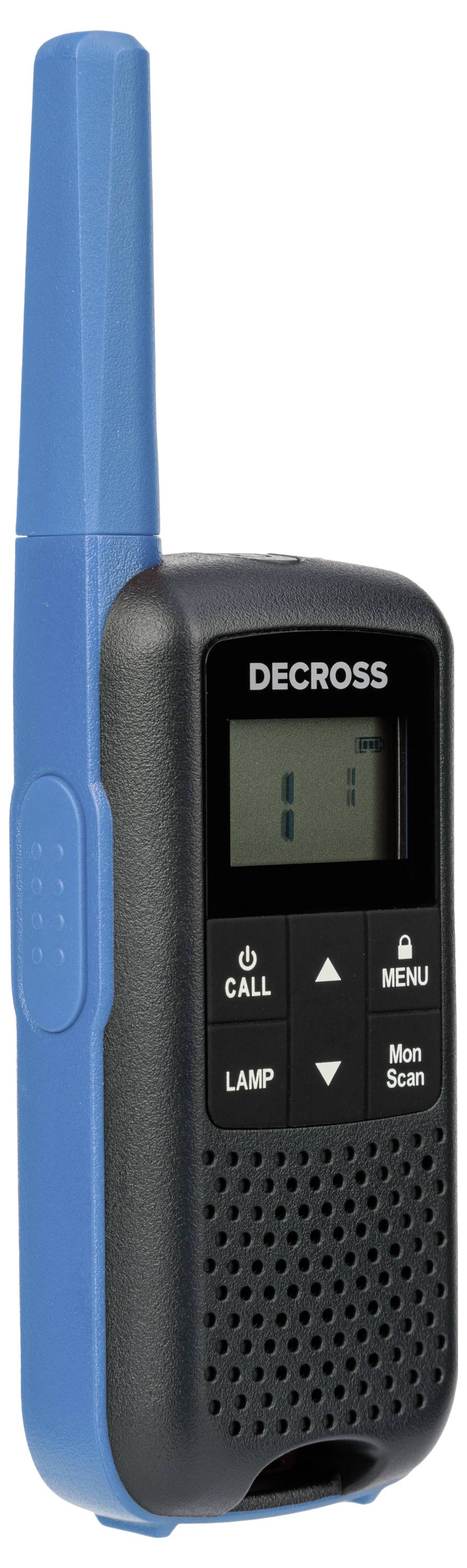 DECROSS DC63 Blau 2er-Set DC6314104302000 pmr ročna radijska postaja-3