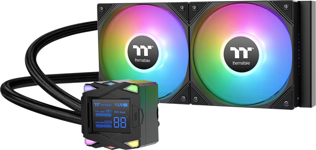 Thermaltake LA240-S ARGB Sync All-In-One Liquid Cooler System Black vodno hlajenje za računalnik-0