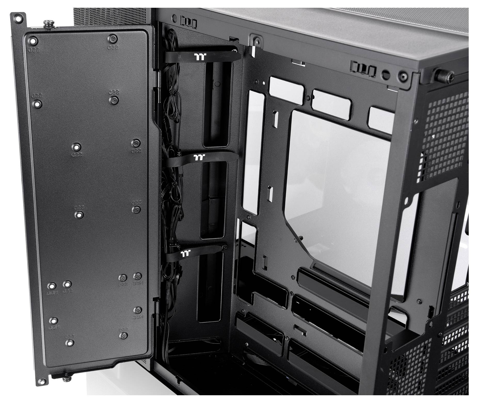 Thermaltake View 380 XL TG ARGB Black midi-tower računalniško ohišje črna-2