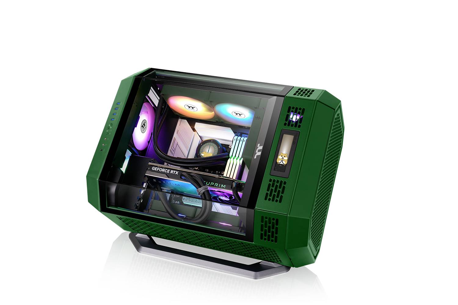 Thermaltake CT140 EX Reverse ARGB Sync PC Cooling Fan Racing Green 3 Pack ventilator za ohišje računalnika zelena (Š x V-16