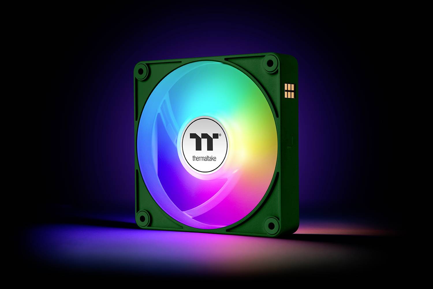 Thermaltake CT140 EX Reverse ARGB Sync PC Cooling Fan Racing Green 3 Pack ventilator za ohišje računalnika zelena (Š x V-21