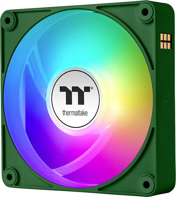 Thermaltake CT140 EX Reverse ARGB Sync PC Cooling Fan Racing Green 3 Pack ventilator za ohišje računalnika zelena (Š x V-0