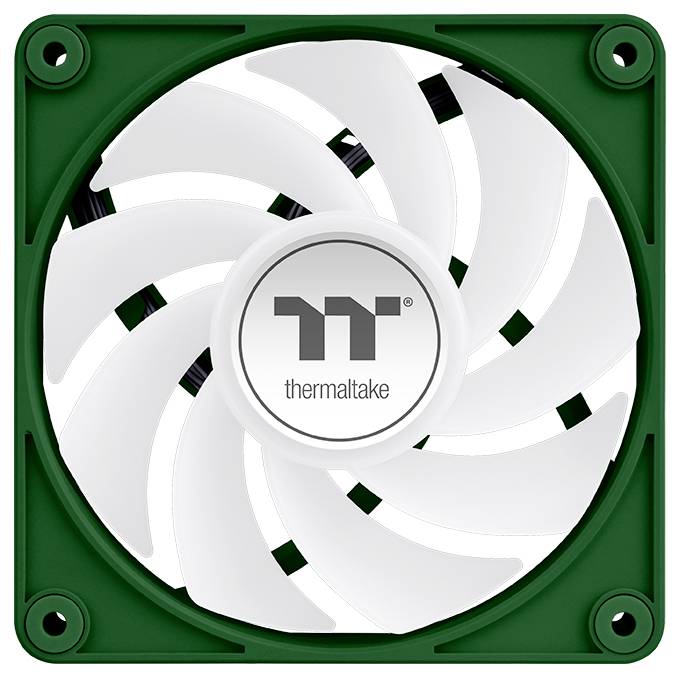 Thermaltake CT140 EX Reverse ARGB Sync PC Cooling Fan Racing Green 3 Pack ventilator za ohišje računalnika zelena (Š x V-3