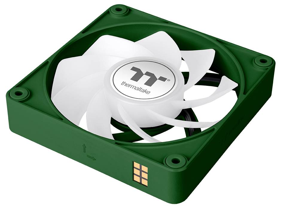 Thermaltake CT140 EX Reverse ARGB Sync PC Cooling Fan Racing Green 3 Pack ventilator za ohišje računalnika zelena (Š x V-10