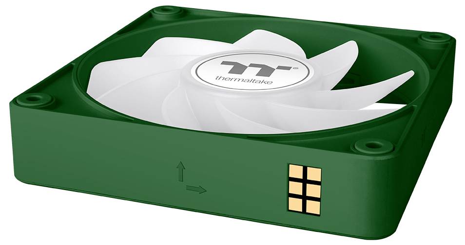 Thermaltake CT140 EX Reverse ARGB Sync PC Cooling Fan Racing Green 3 Pack ventilator za ohišje računalnika zelena (Š x V-11
