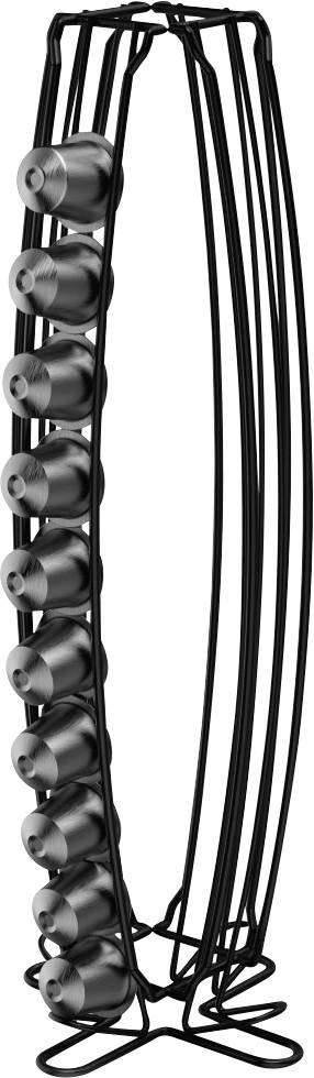 Xavax Kaffee-Kapselständer für Nespresso, Halter für 40 Kapseln, Schwarz-matt 00111265 držalo za kavne kapsule nespresso-0