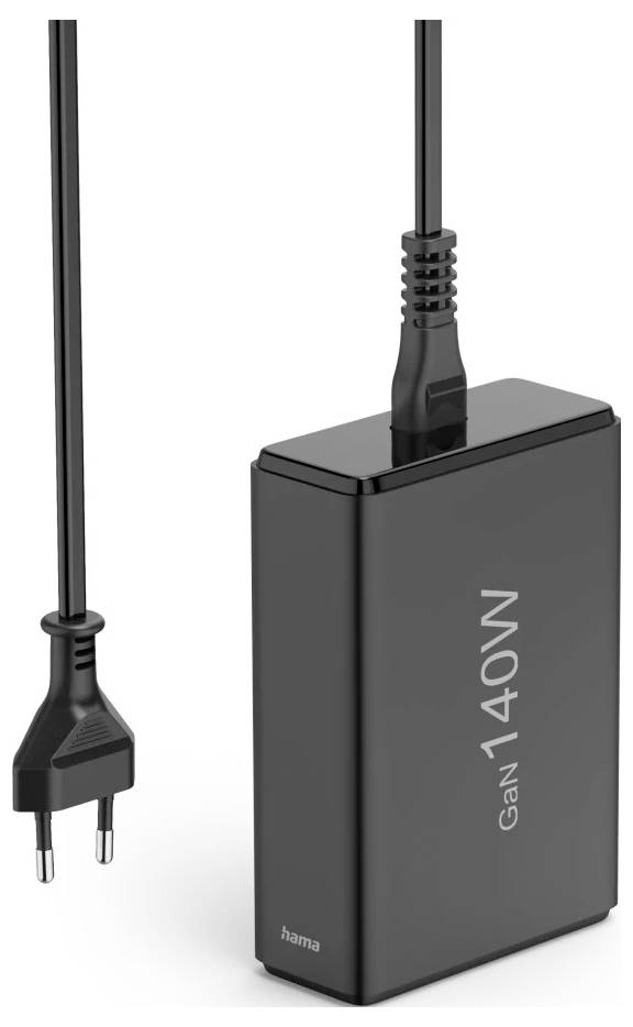 Hama USB polnilna postaja 140 W Power Delivery, Quick Charge 2.0, Quick Charge 3.0 črna vtičnica Qualcomm Quick Charge 3-4
