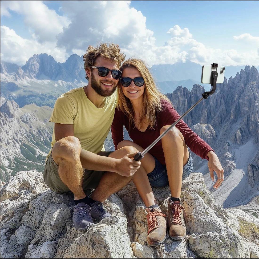 Hama palica za selfije črna-8