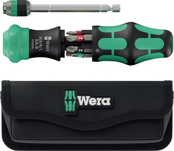 Wera Kraftform Kompakt 20 RA-R mit Tasche univerzalni izvijač z ragljo za nastavke