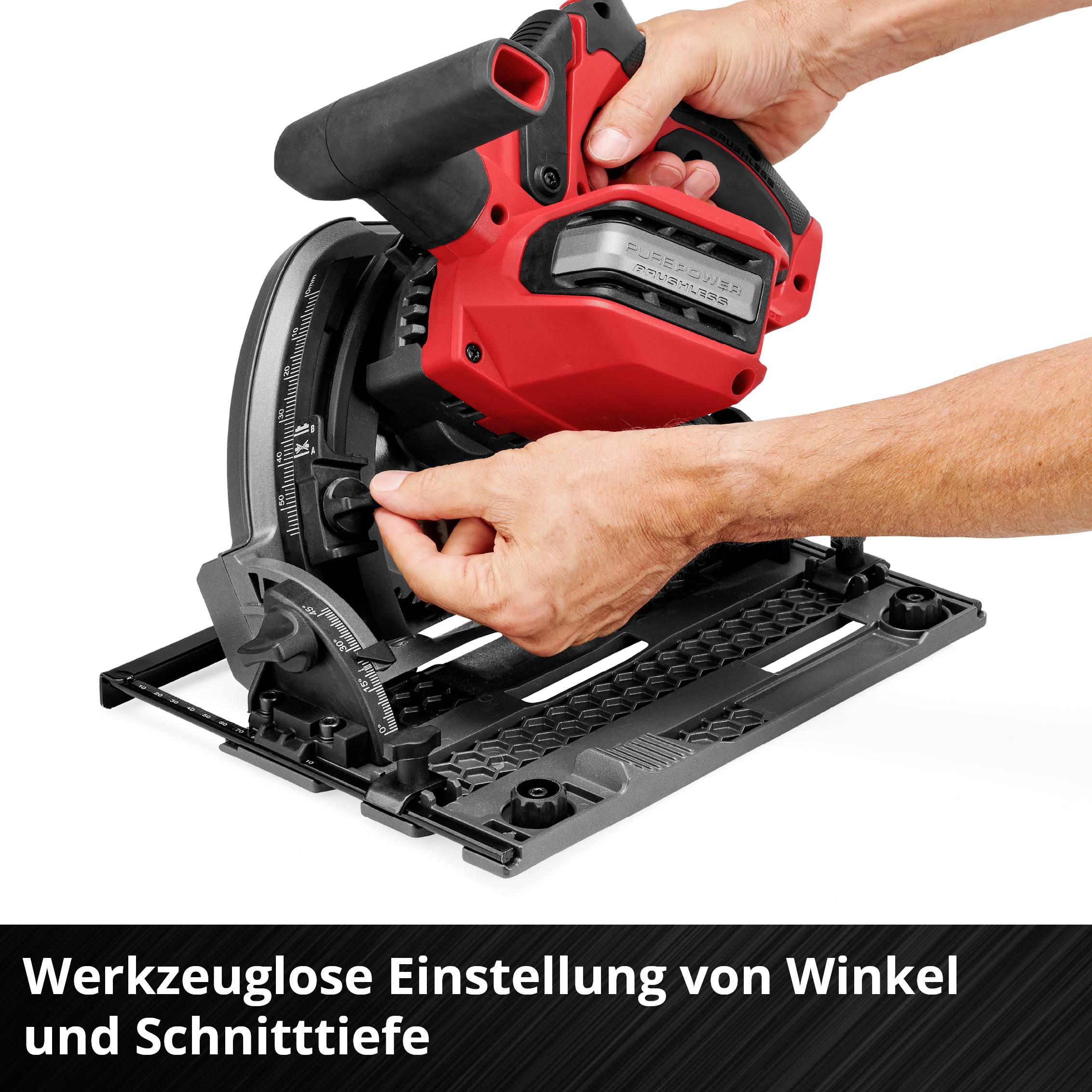 Einhell Professional TP-PS 18/165 Li BL - Solo akumulatorska potopna žaga Globina rezanja maks. (90°) 56 mm-7