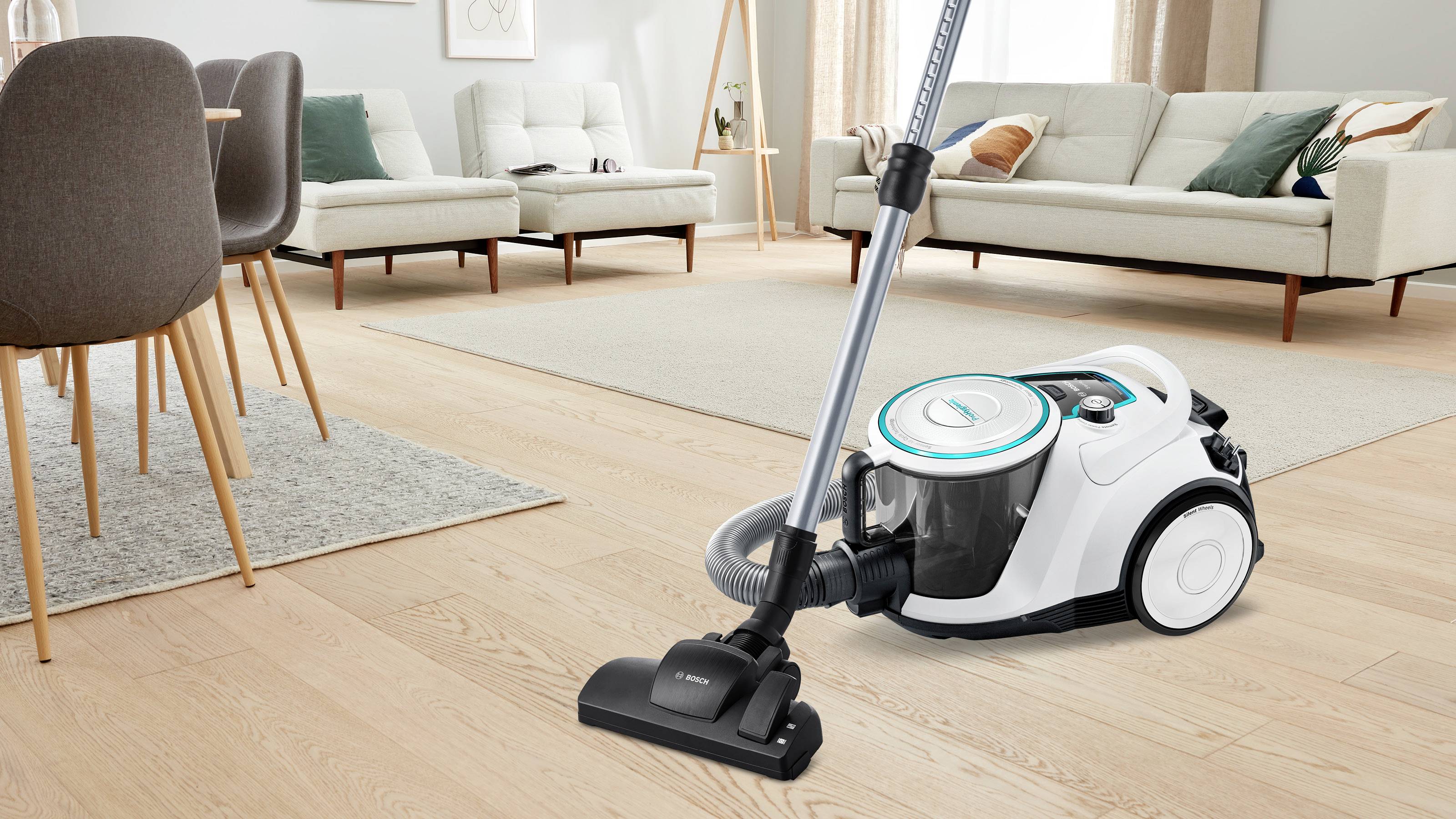 Bosch beutelloser Staubsauger GS41 Serie 6, weiß sesalnik brez vrečke brez vrečke za prah-1