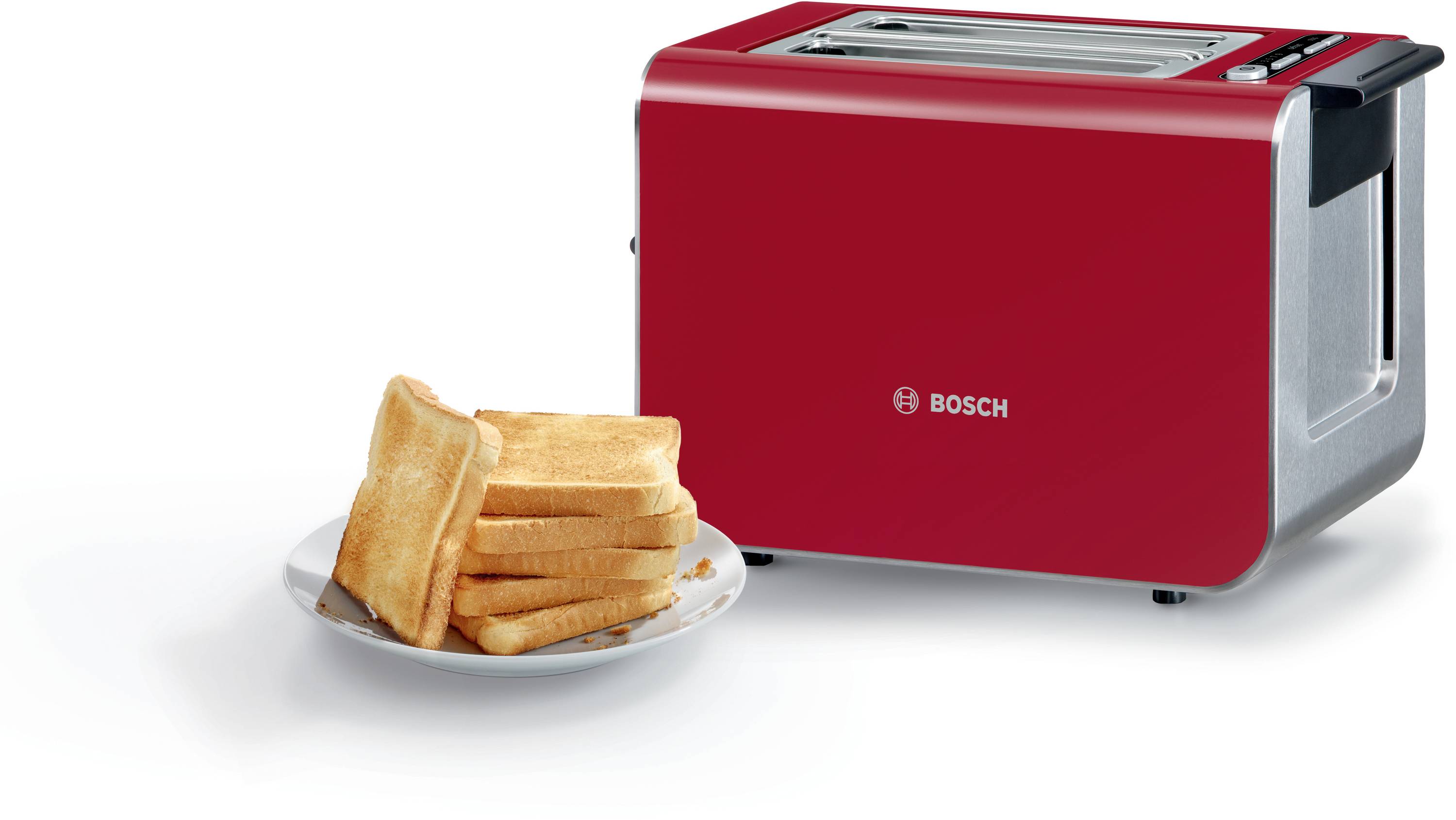 Bosch Kompakt Styline, rot opekač kruha rdeča-8