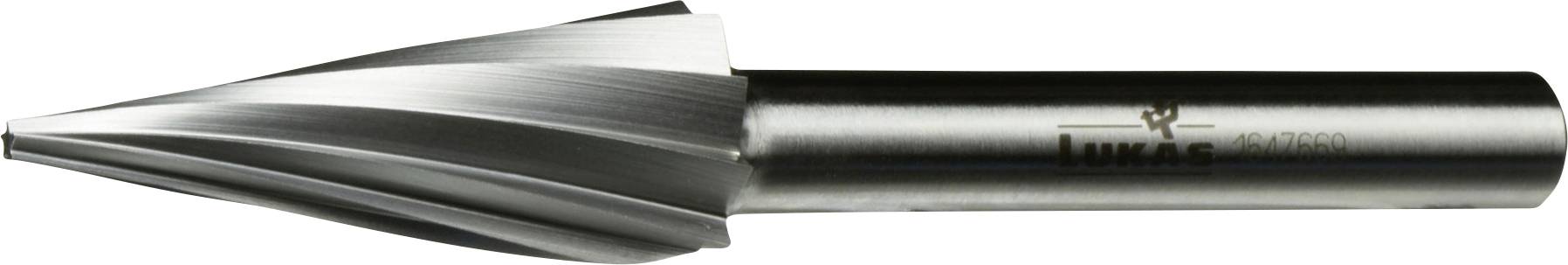 LUKAS-ERZETT A12021230601 rezkalnik HSS koničast stožec Dolžina 40 mm Premer gredi 6 mm-0