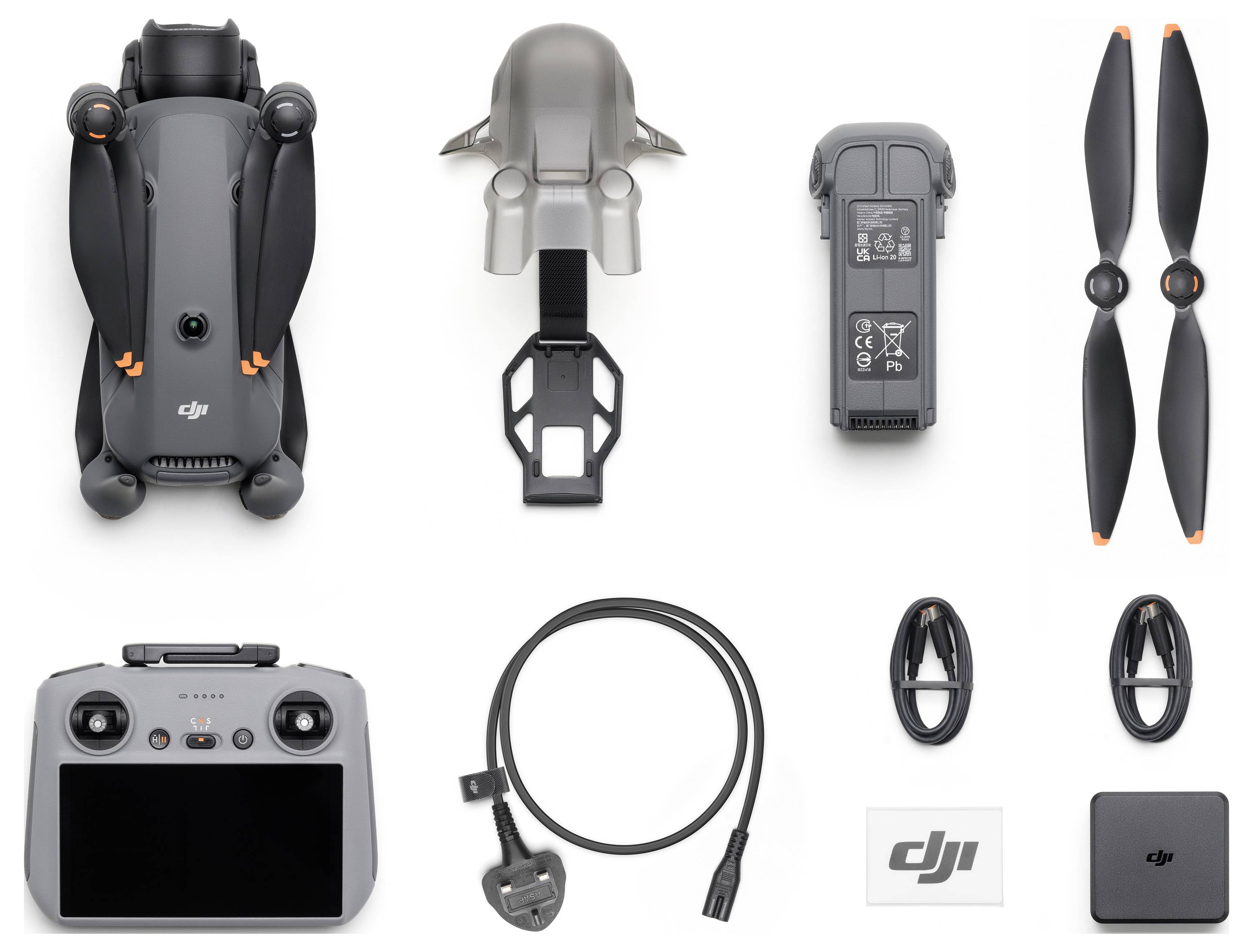 DJI Mavic 4 Pro Fly More Combo (DJI RC 2) vklj. pametni krmilnik kvadrokopter RtF letalska kamera, profesionalna siva-16