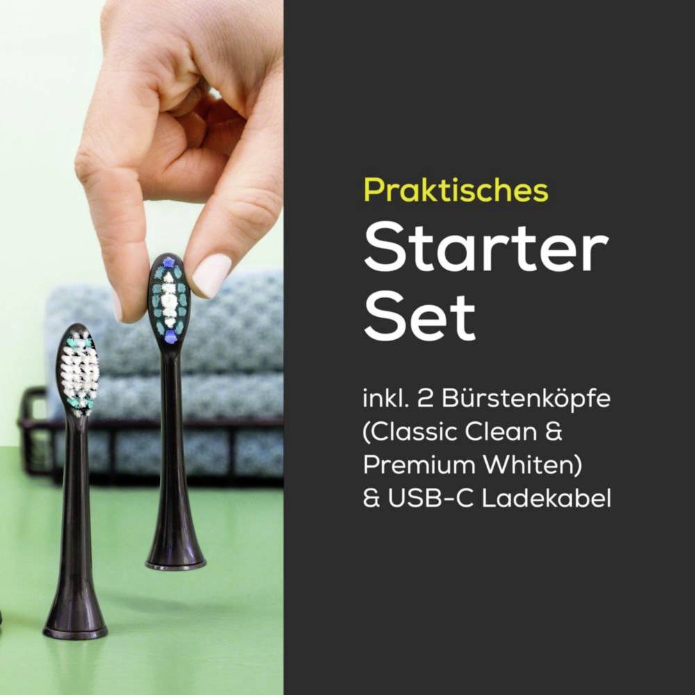 Beurer SC 30 Elektrische Schallzahnbürste 10487 električna zobna ščetka črno-rumena-8