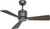 CasaFan ECO NEO III 92 BG-NB/KI WiFi Flügel Nussbaum/Kirsche stropni ventilator 12 W (Ø x V) 92 cm x 360 mm bazaltno siva z daljinskim upravljalnikom, timer, delovanje pozimi, nadzor z aplikacijo
