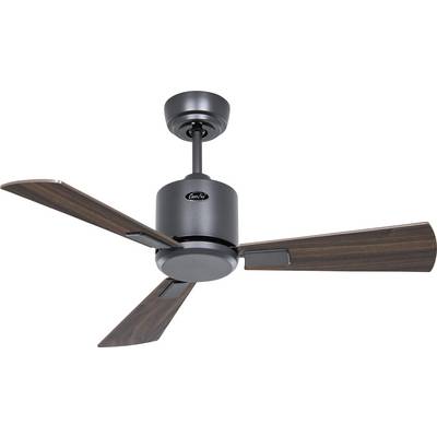 CasaFan ECO NEO III 92 BG-NB/KI WiFi Flügel Nussbaum/Kirsche stropni ventilator 12 W (Ø x V) 92 cm x 360 mm bazaltno siv-0